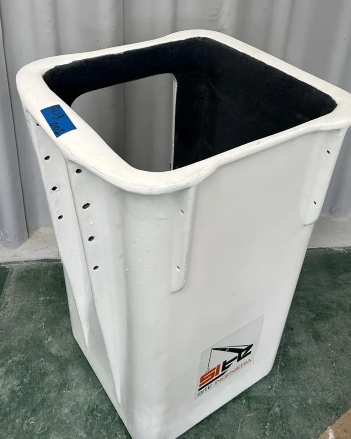 Equipo hidráulico en banco de pruebas